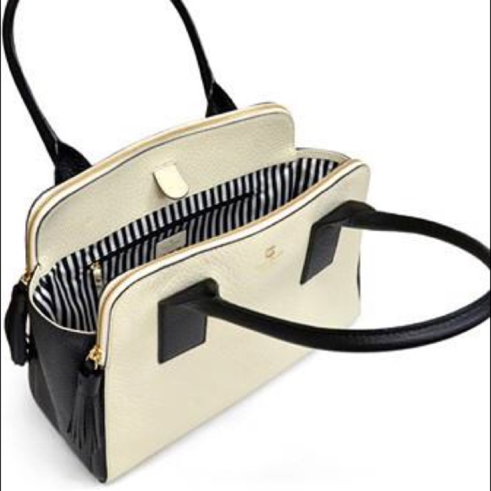 Kate Spade Cream & Black Purse